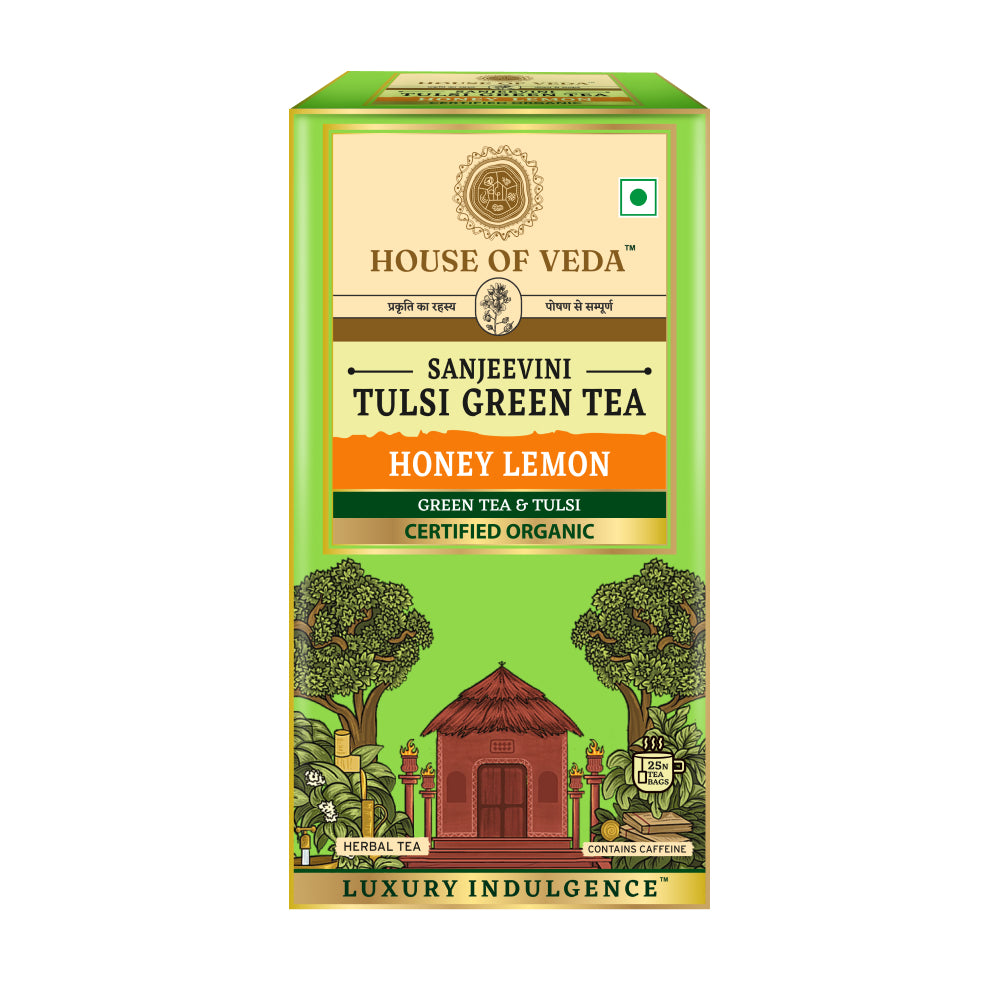 Tulsi Green Tea Honey Lemon - 25 Tea Bags