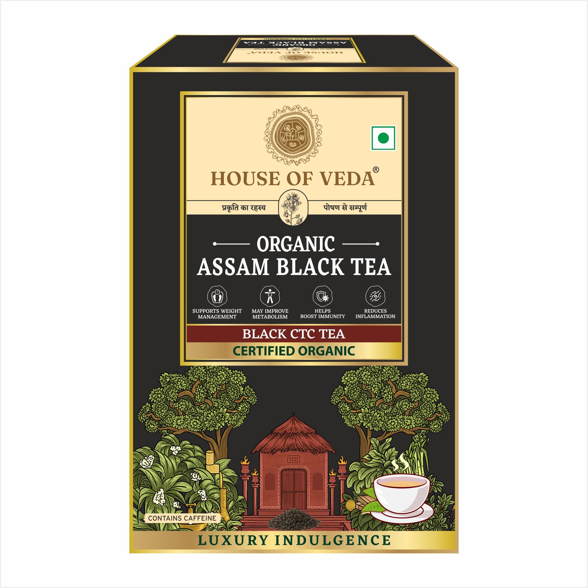 ORGANIC ASSAM TEA (CTC BLACK TEA) 200 Grams