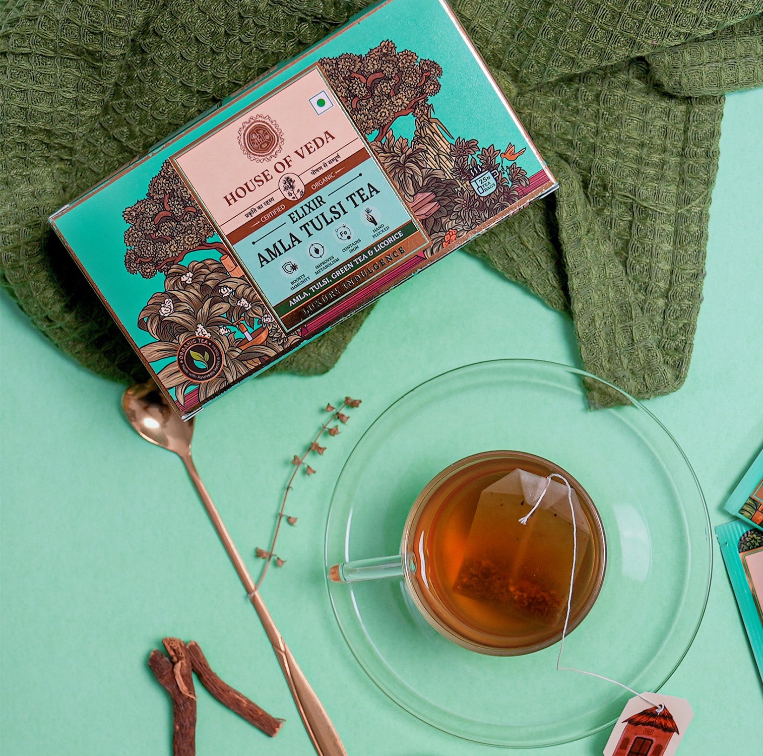 Amla Tulsi Green Tea 25 Tea Bag
