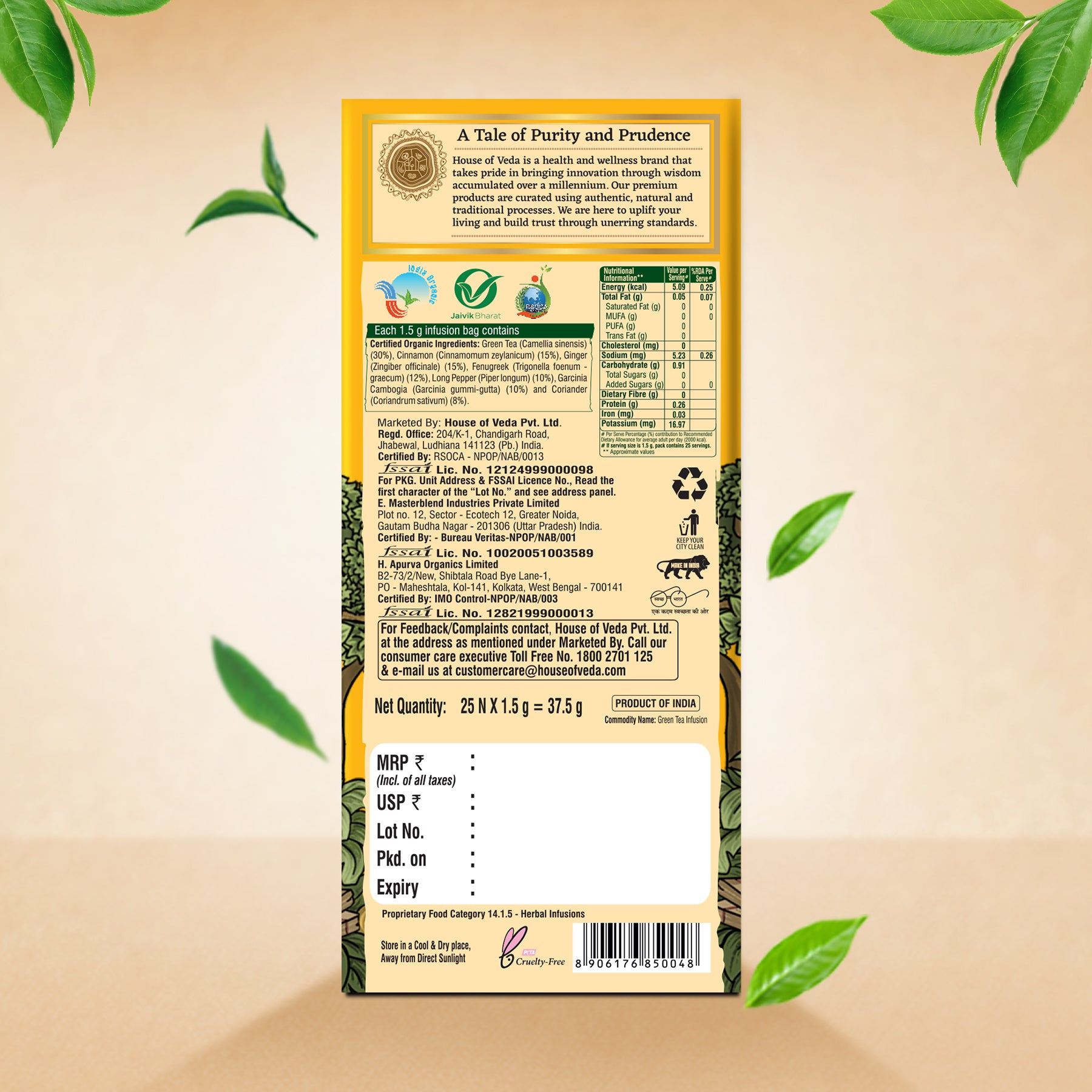 Fat Burn Tea 25 Tea Bags