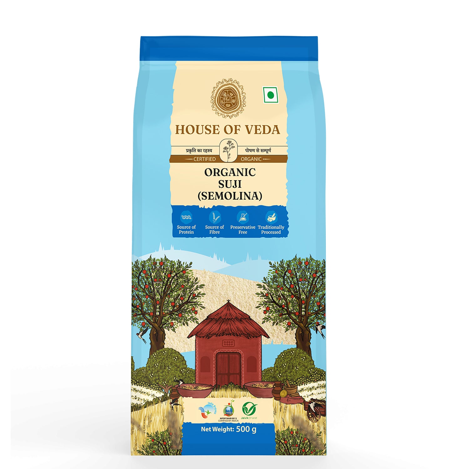 Organic Suji (Semolina)-500g