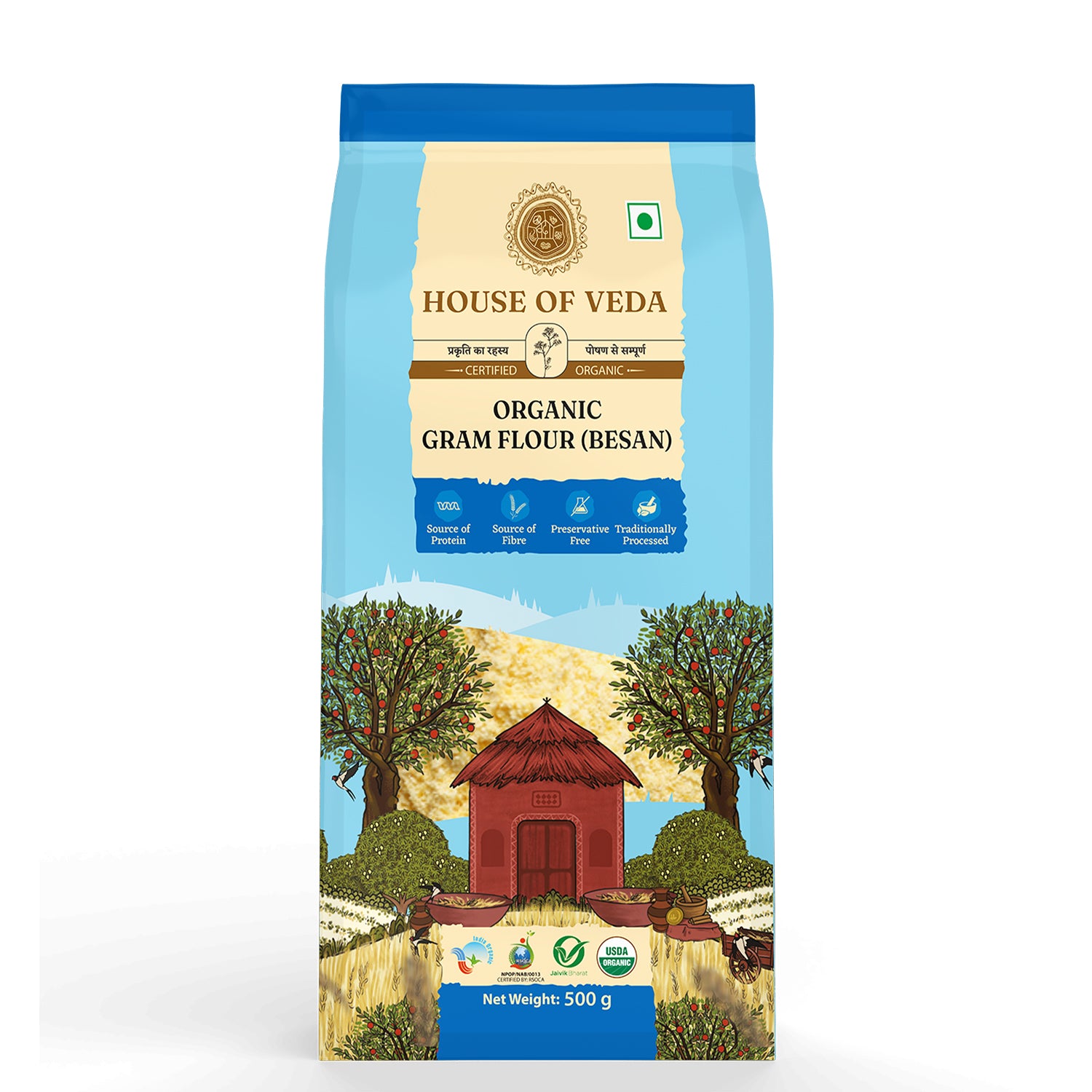 Organic Gram Flour (Besan) 500g