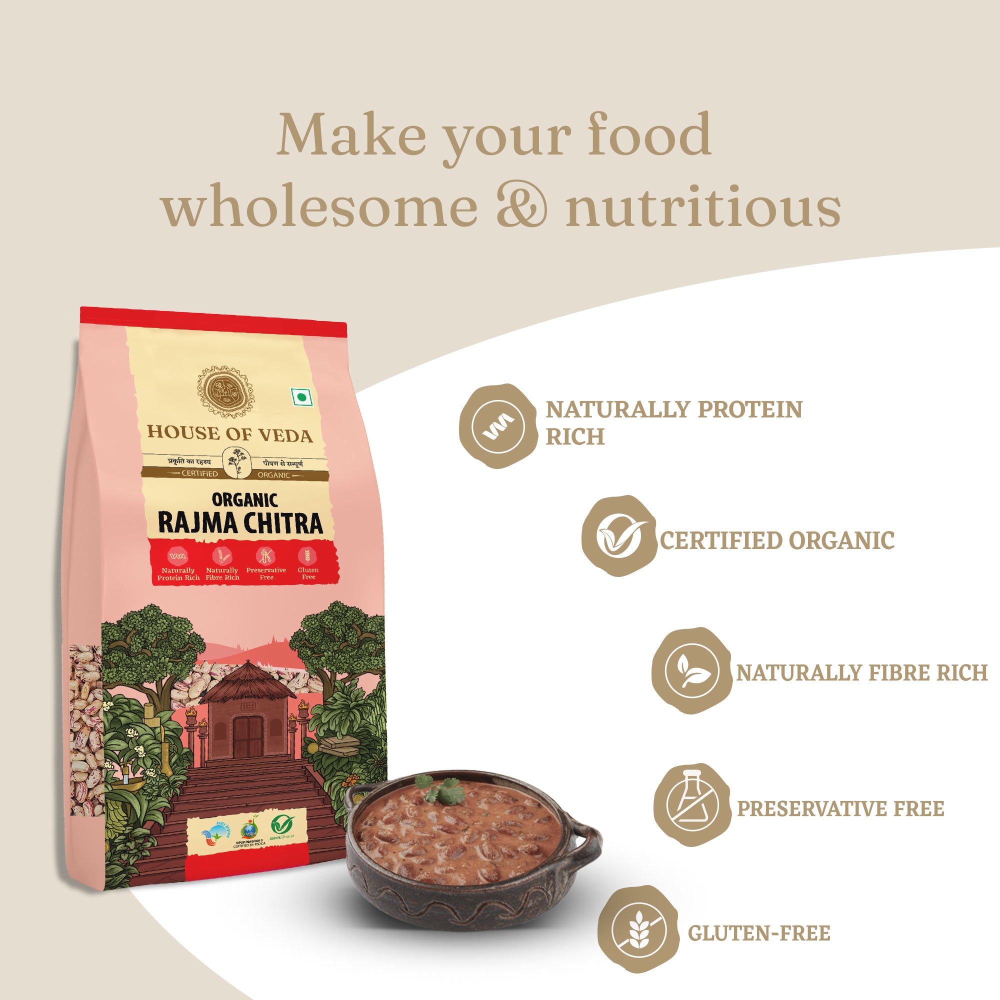 Organic Rajma Chitra 1kg