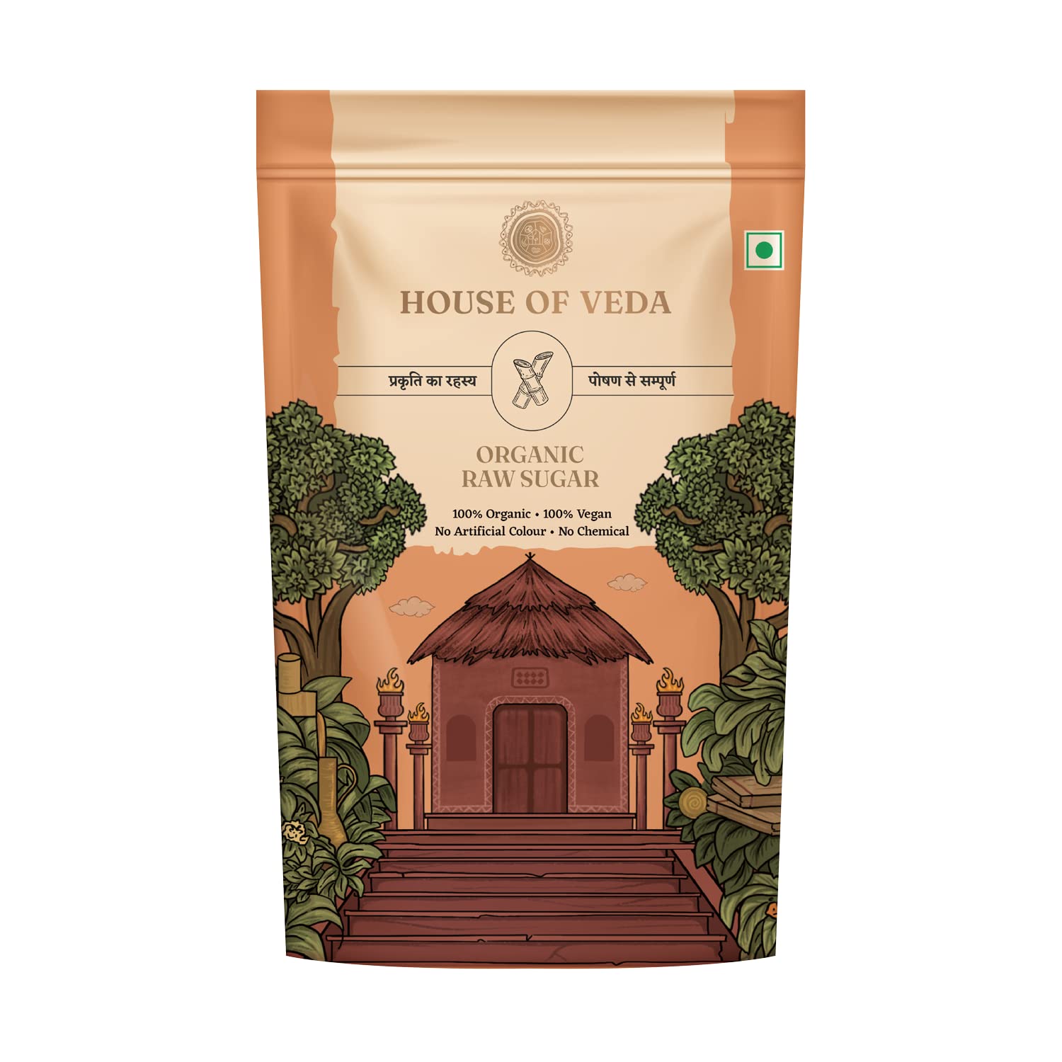 Organic Raw Sugar 500g - Desi Khand