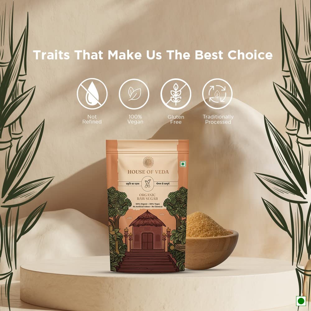 Organic Raw Sugar 500g - Desi Khand
