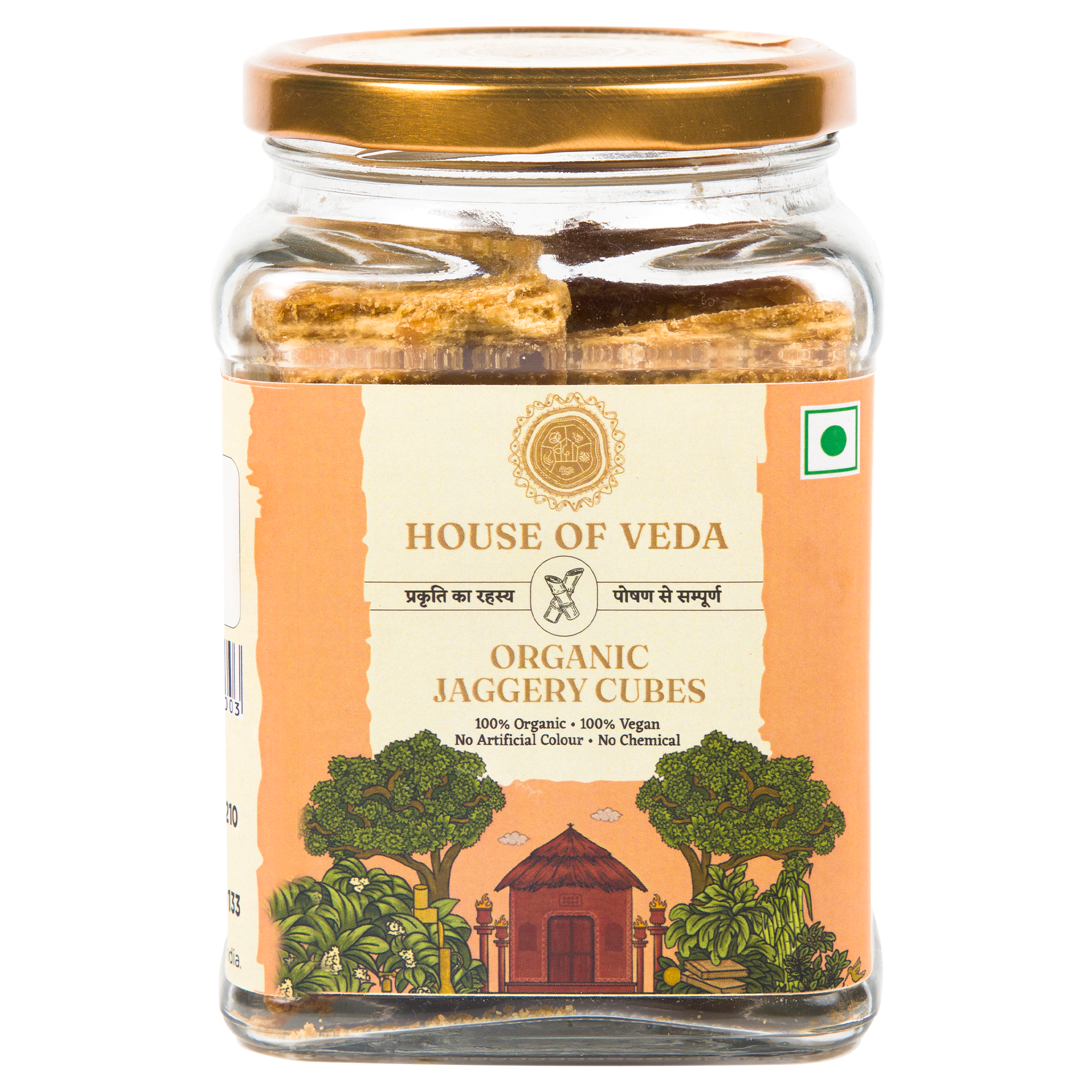 Organic Jaggery Cubes 450g