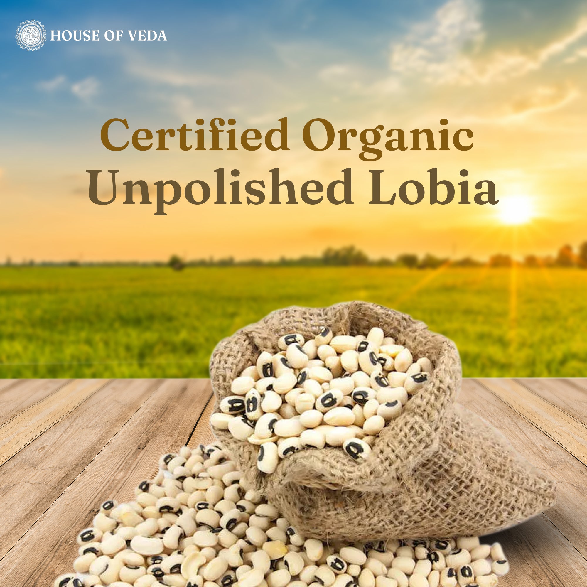 Organic Lobia (Cowpea White) 1kg
