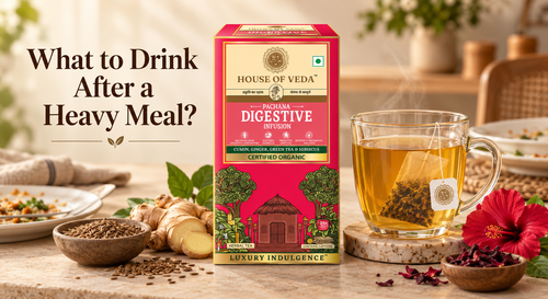 What to Drink After a Heavy Meal? Best Post-Meal Drinks for Digestion