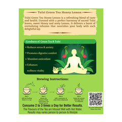 Tulsi Green Tea Honey Lemon - 25 Tea Bags
