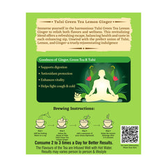 Tulsi Green Tea Lemon Ginger - 25 Tea Bags