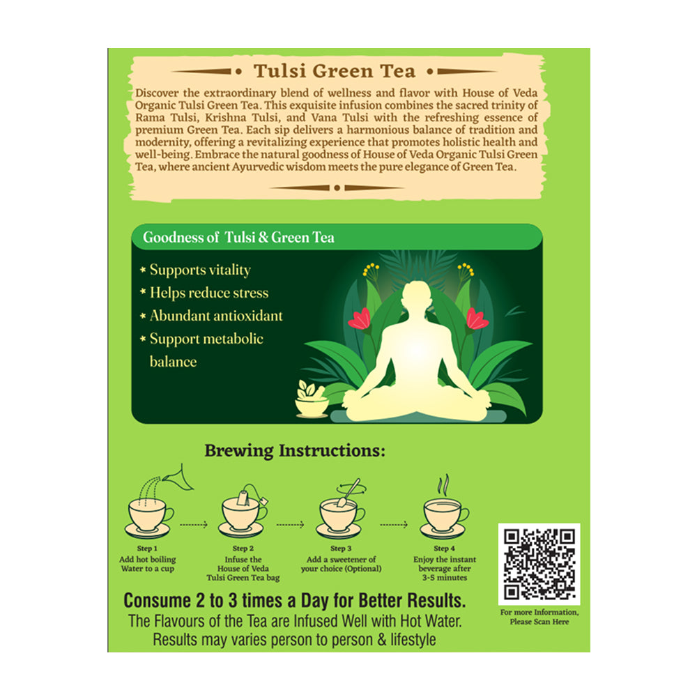 Tulsi Green Tea - 25 Tea Bags
