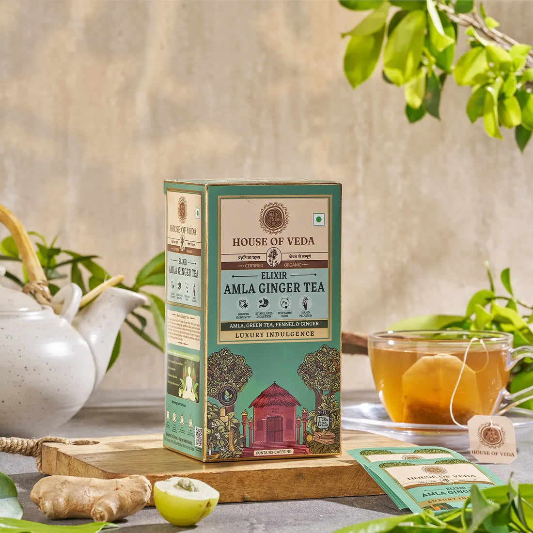 Amla Ginger Green Tea 25 Tea Bags