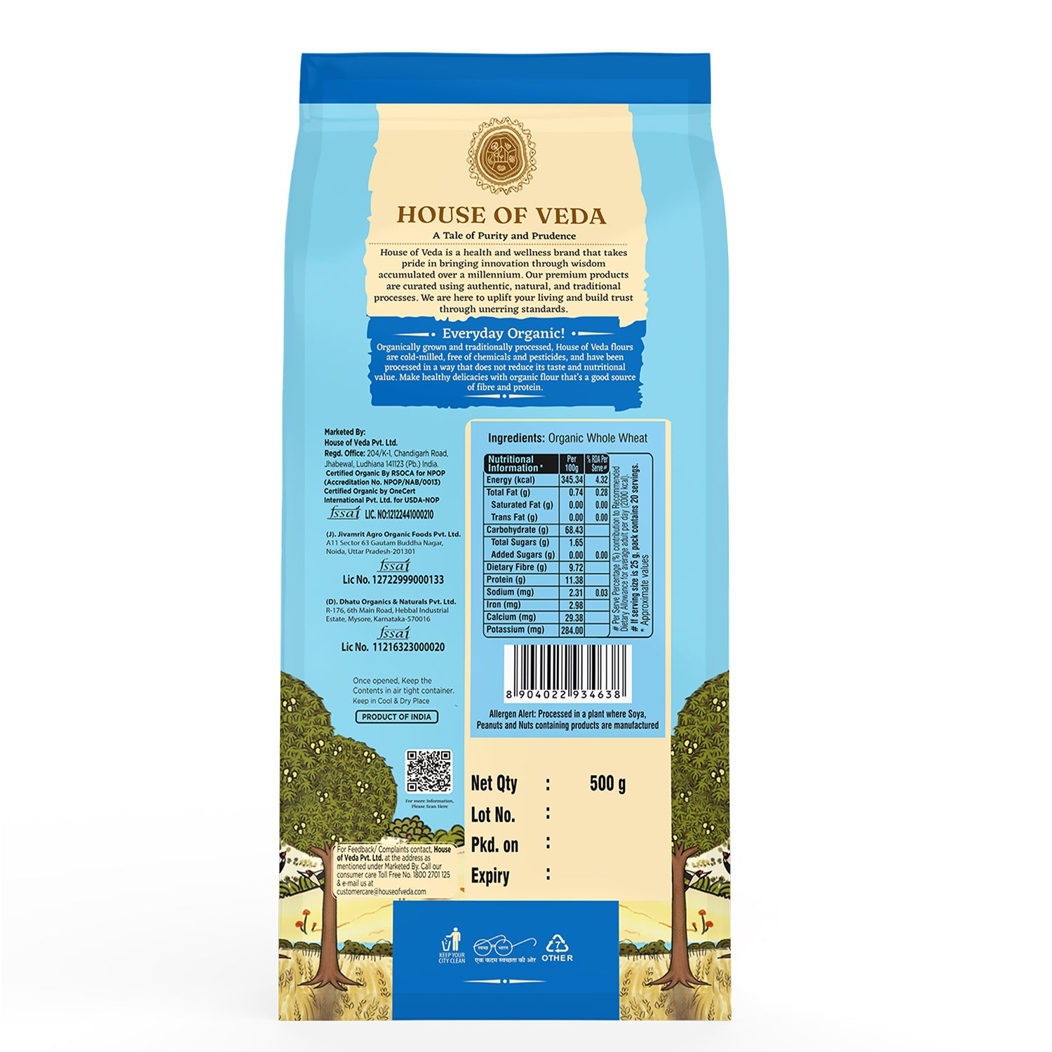 Organic Suji (Semolina)-500g