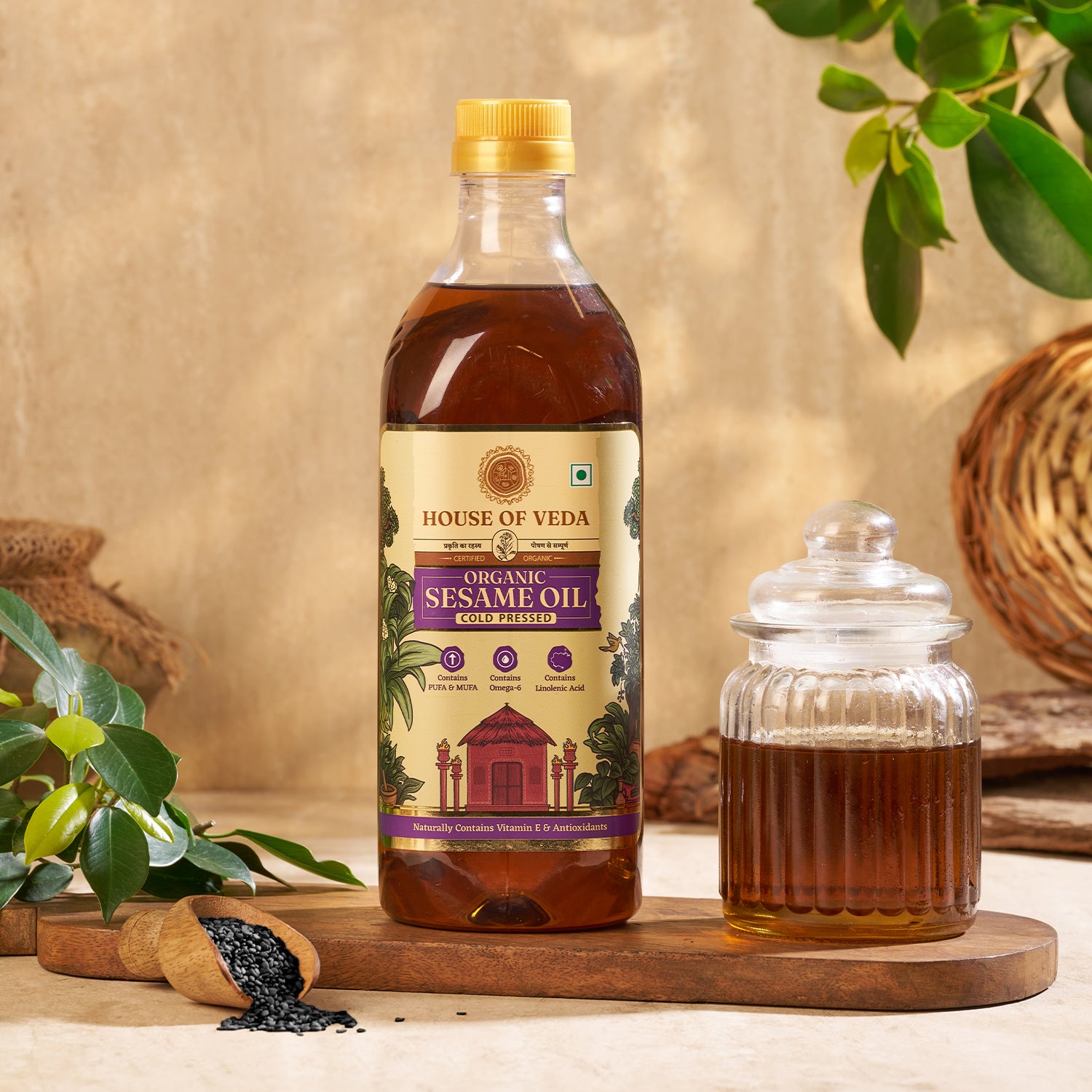 Organic Sesame Oil 1L