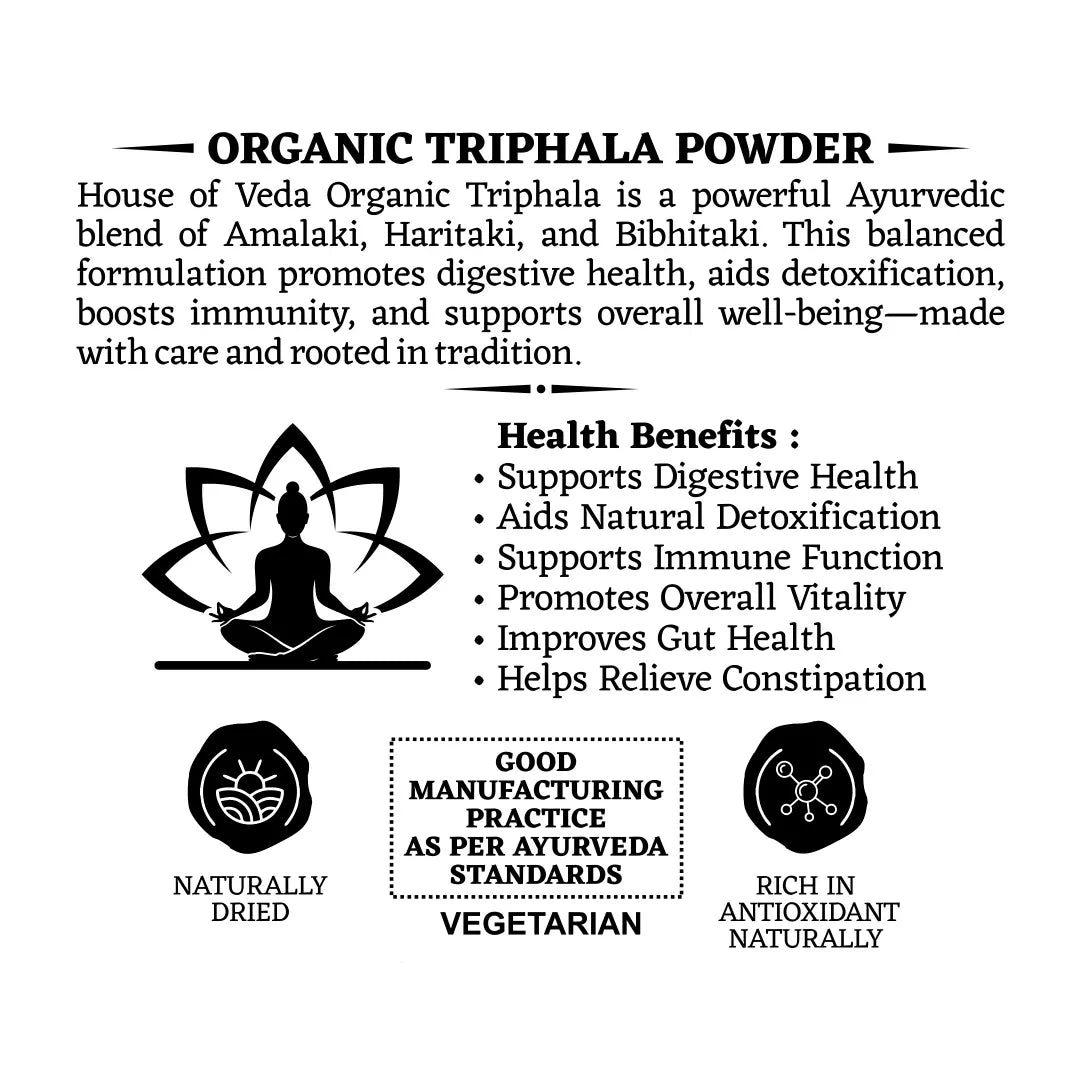 Organic Triphala Powder 100g
