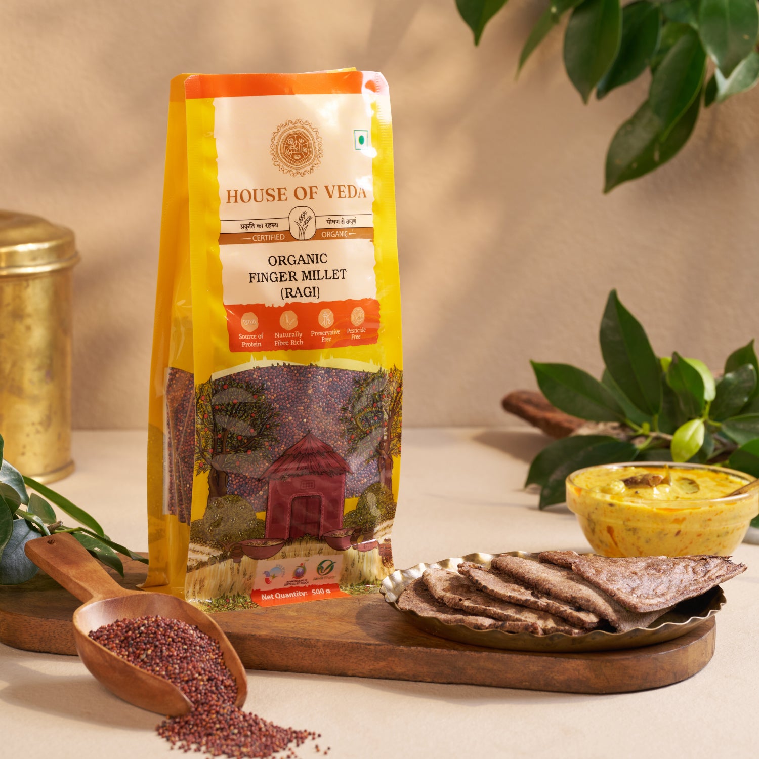 Organic Finger Millet (Ragi) 500g