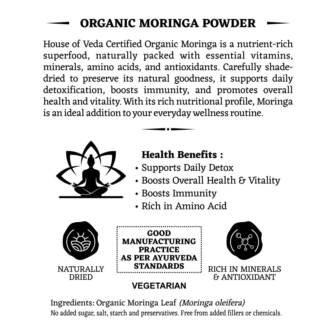 Organic Moringa Powder