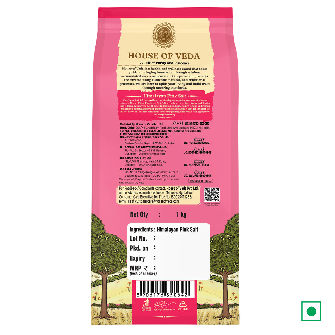 Himalayan Pink Salt 1kg