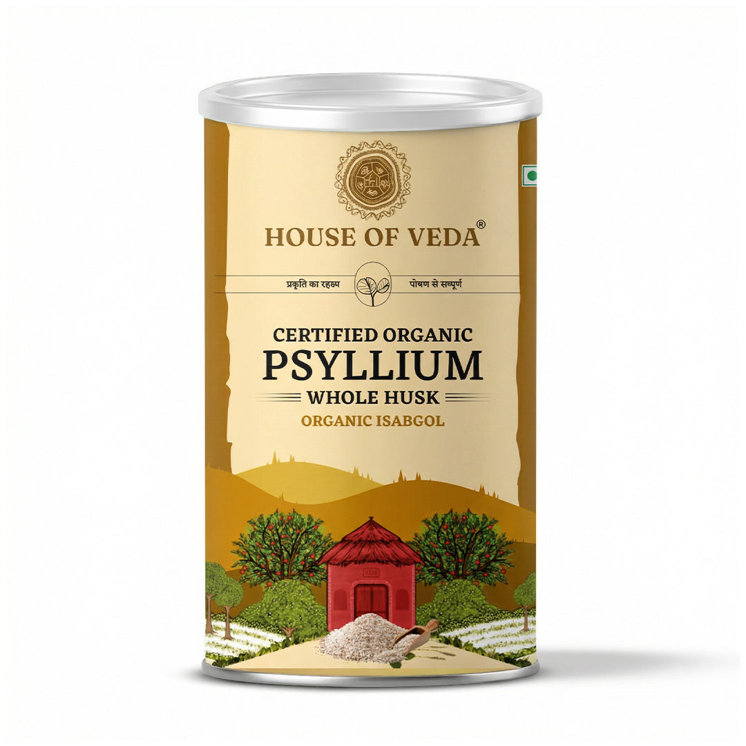Organic Psyllium Whole Husk Organic Isabgol