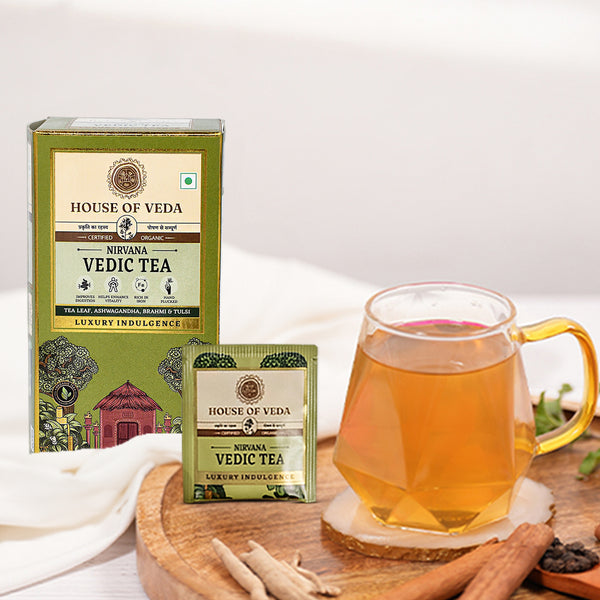 Vedic Tea – Ayurvedic Herbal Blend for Daily Wellness – HOUSE OF VEDA