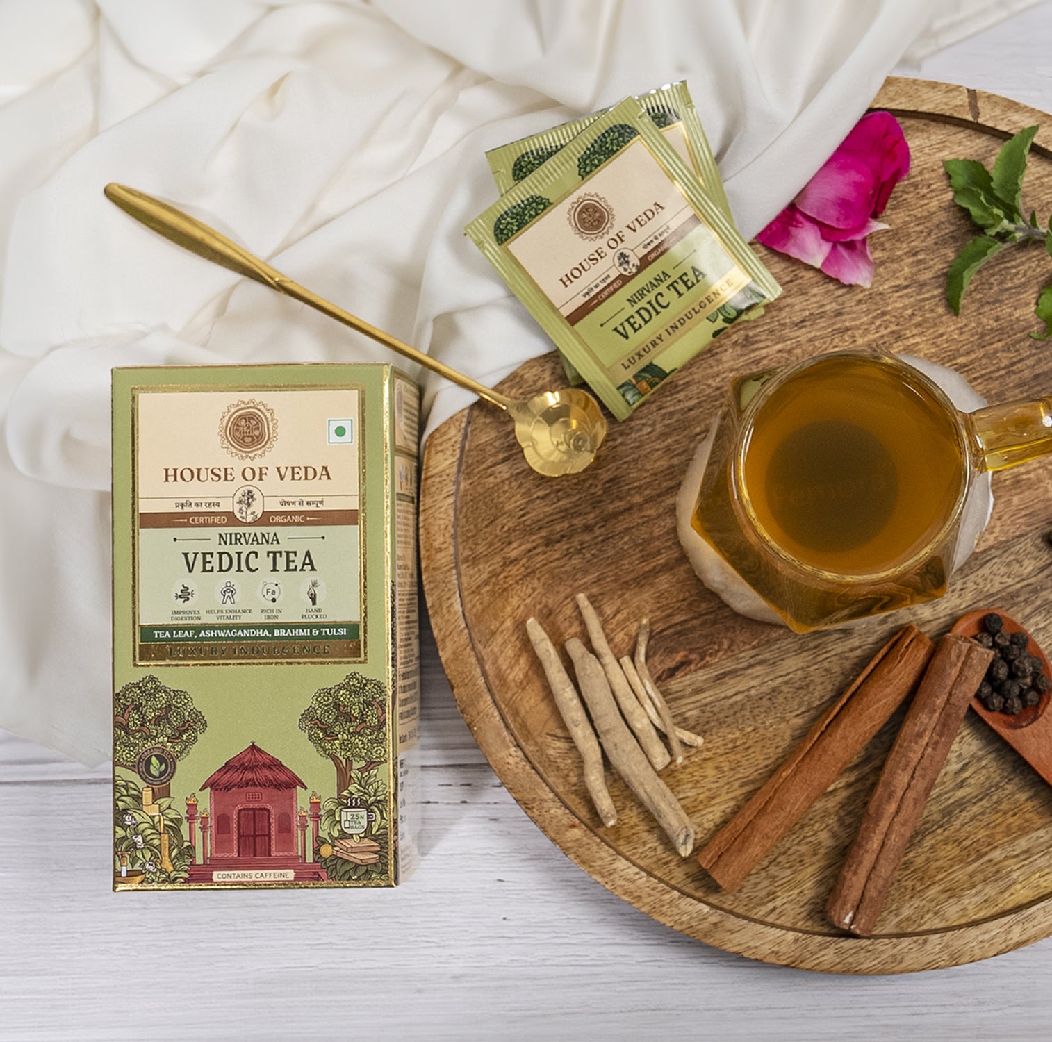 Vedic Tea – Ayurvedic Herbal Blend for Daily Wellness – HOUSE OF VEDA