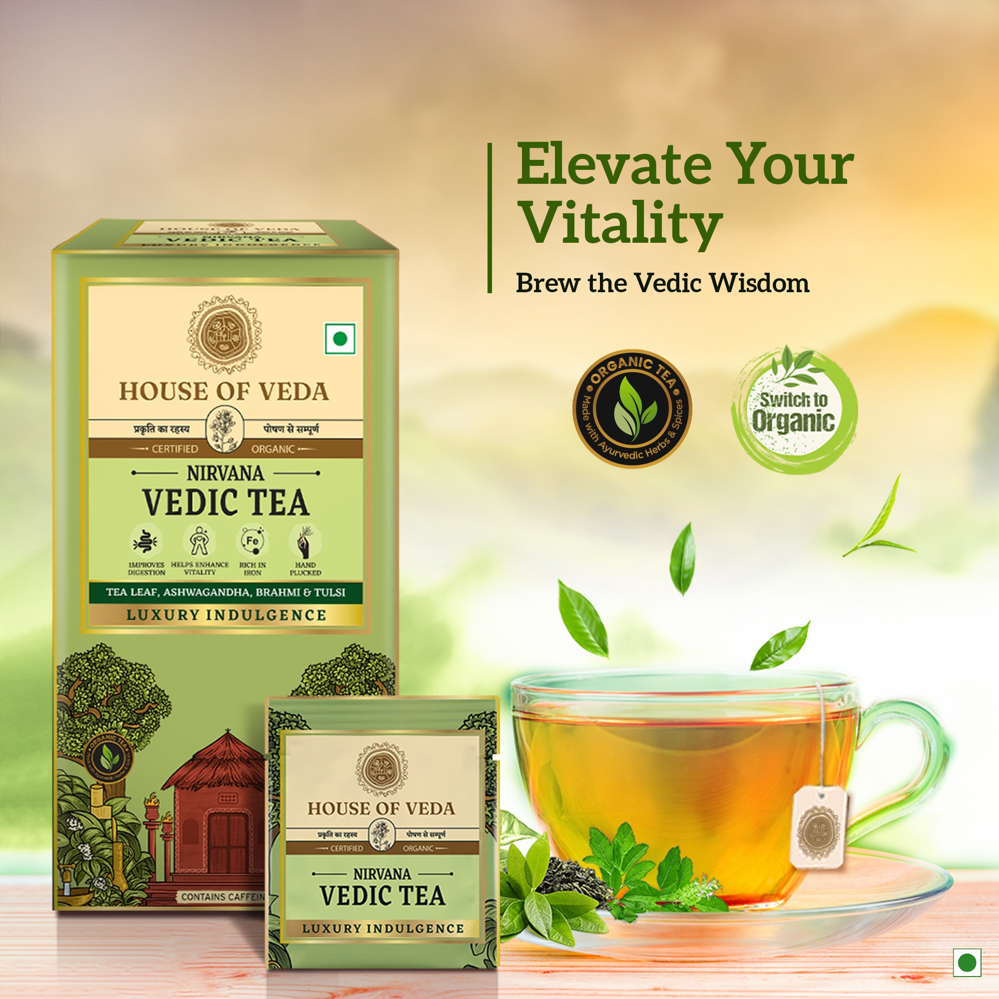 Vedic Tea 25 Tea Bag – HOUSE OF VEDA