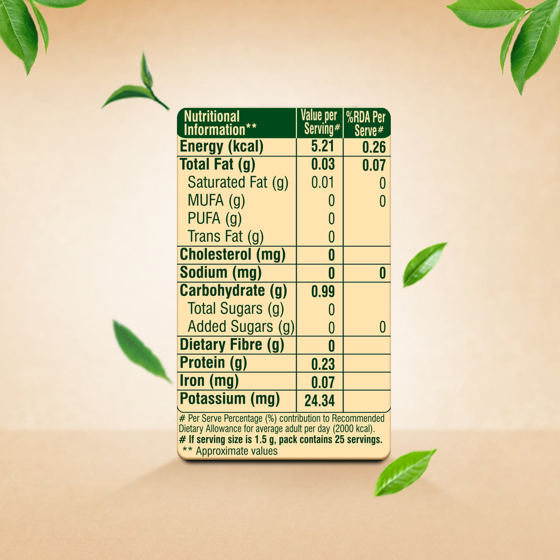 Vedic Tea 25 Tea Bags