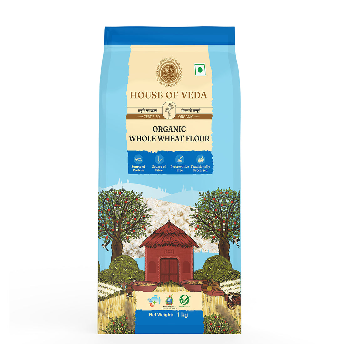 Organic Whole Wheat Flour 1kg