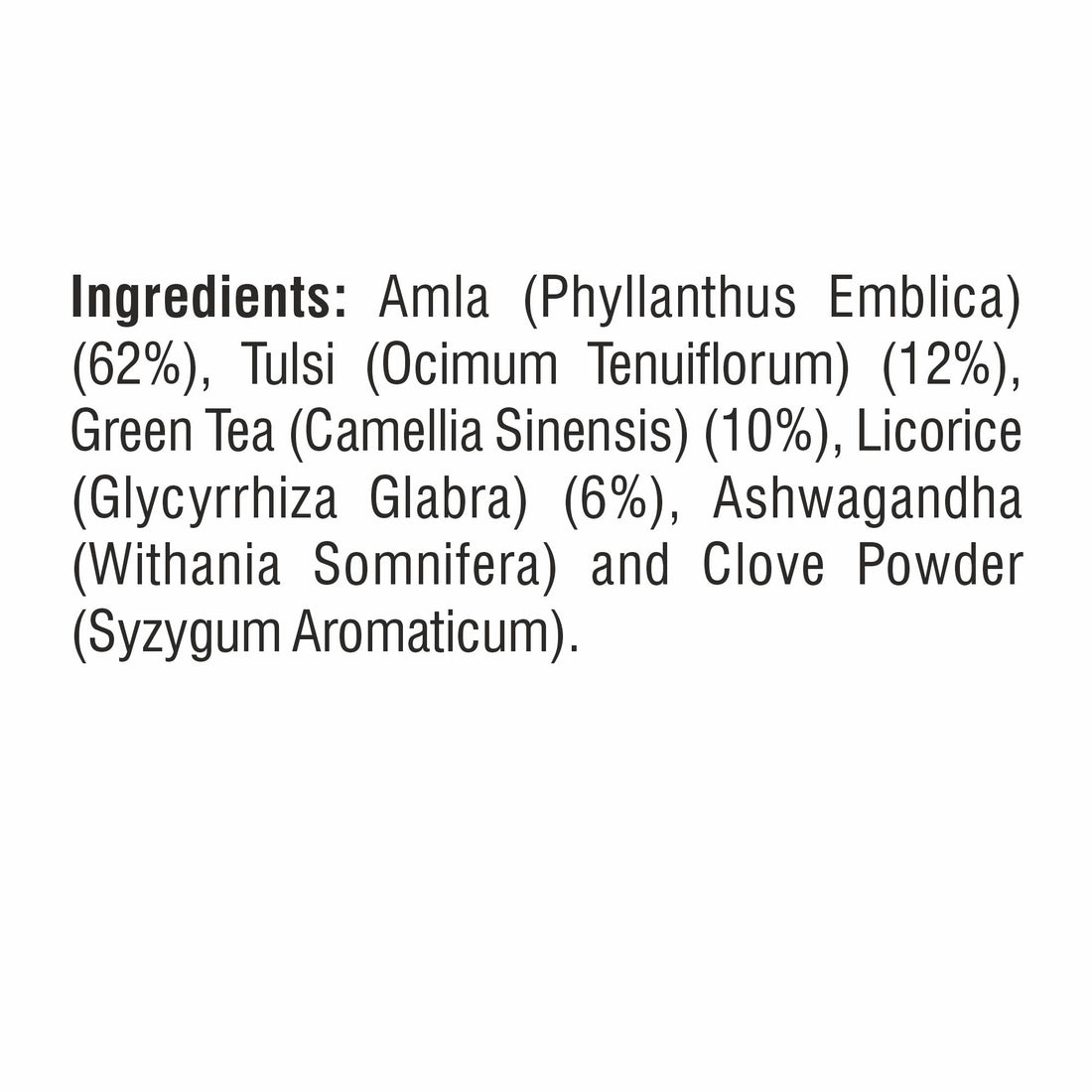 Amla Tulsi Green Tea 25 Tea Bags