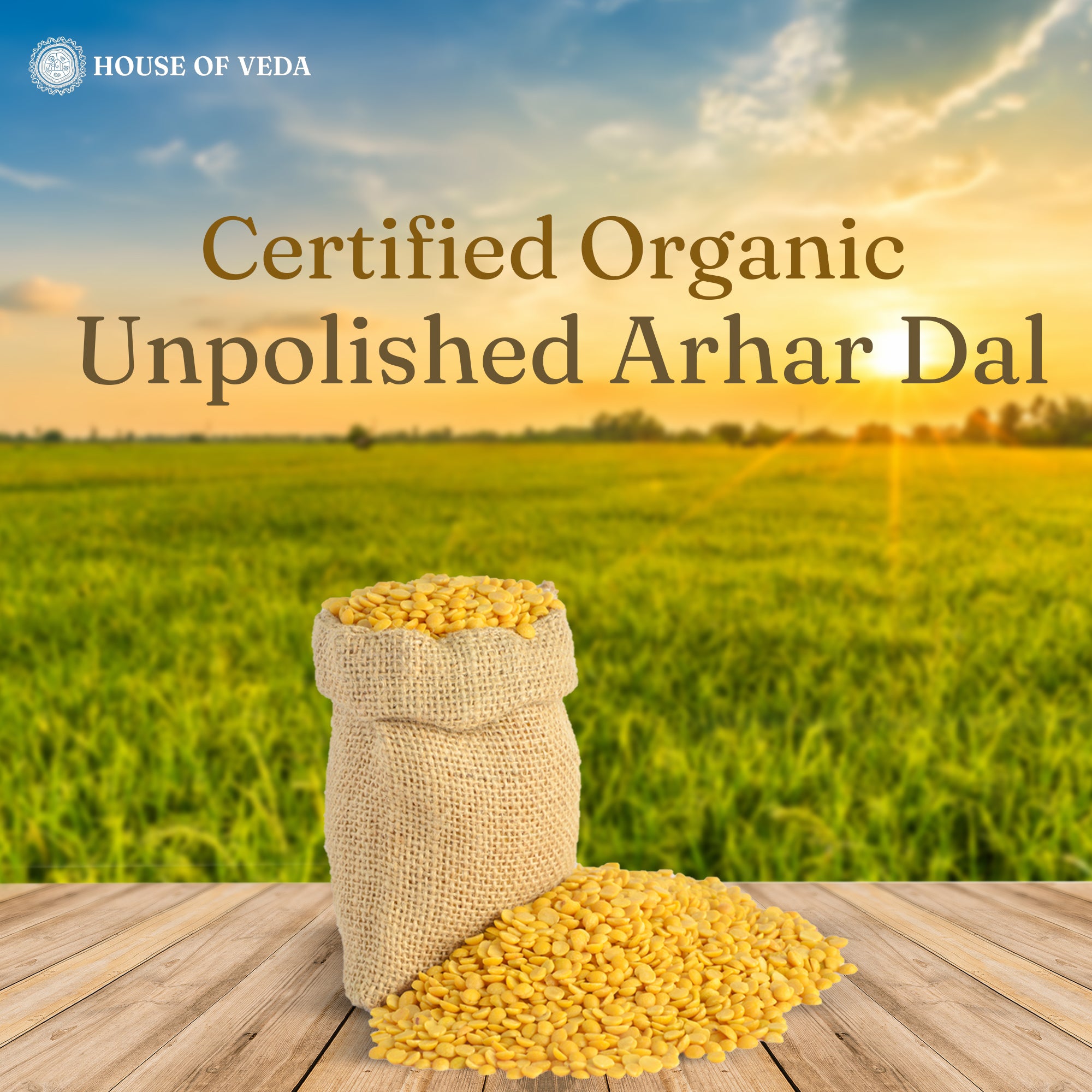 Organic Arhar / Tur Dal 500g