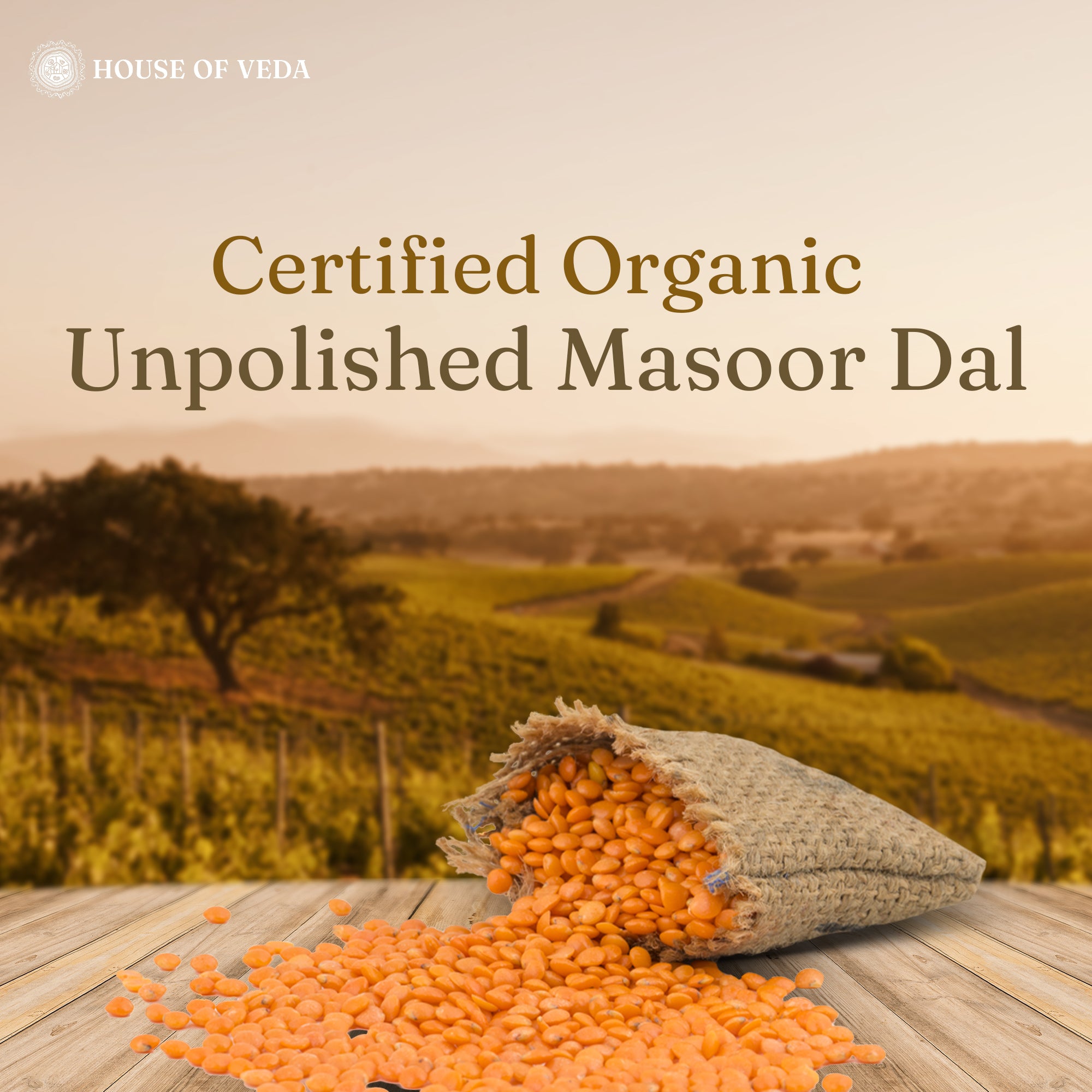 Organic Masoor Dal 1Kg