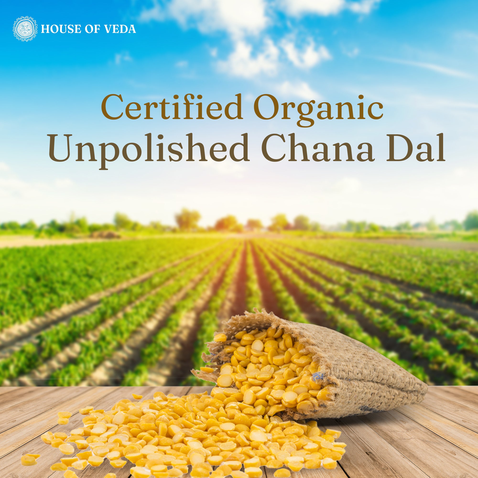 Organic Chana Dal 500g