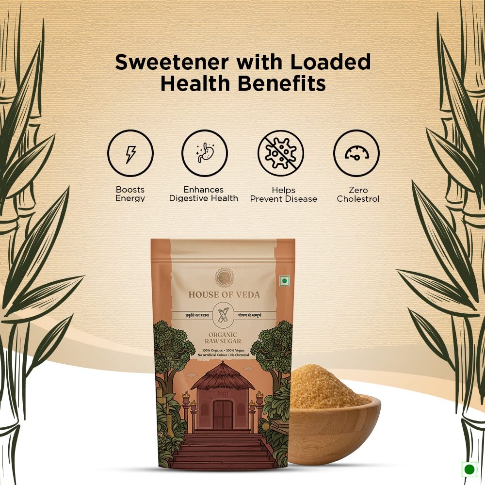 Organic Raw Sugar 500g - Desi Khand