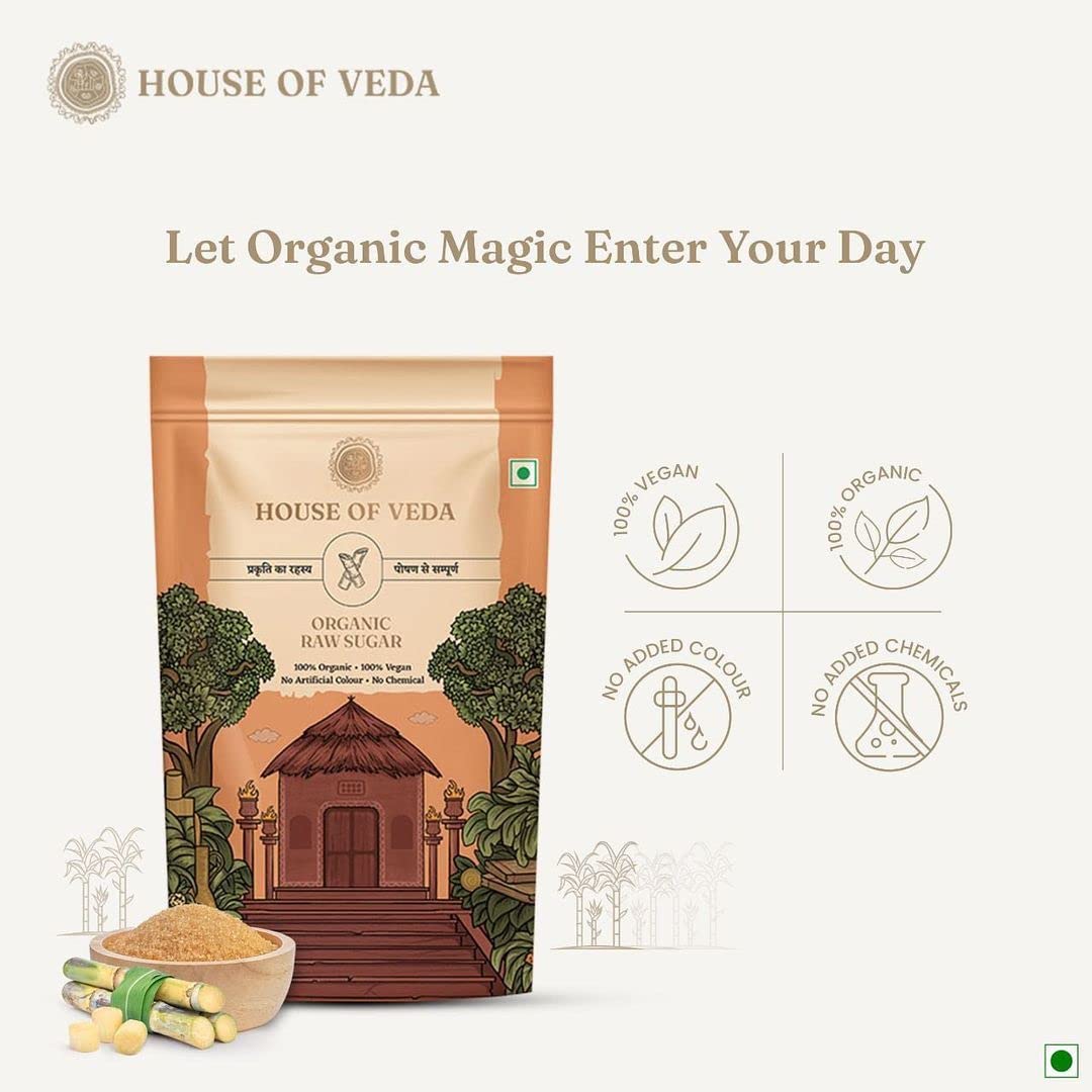 Organic Raw Sugar 500g - Desi Khand