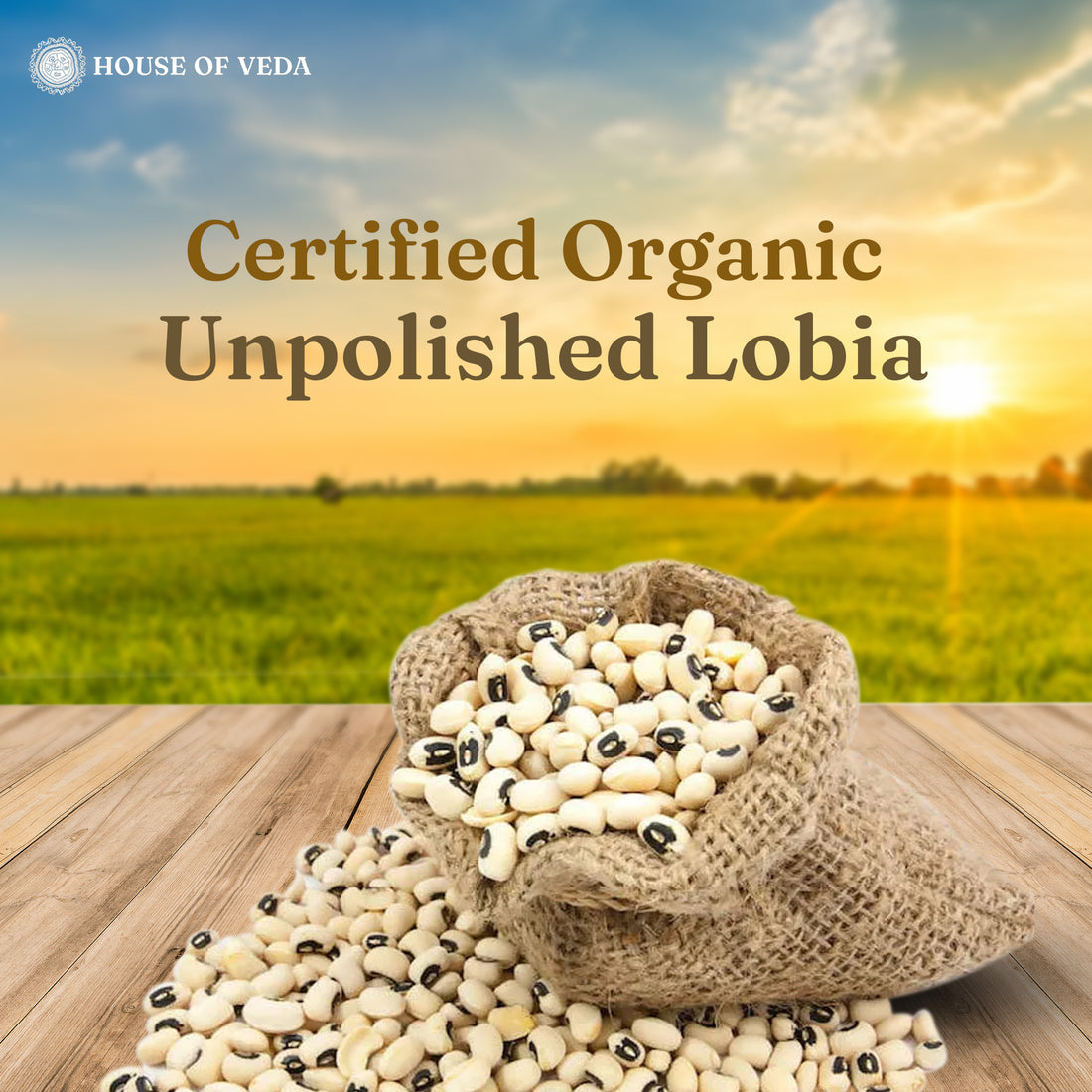 Organic Lobia (Cowpea White) 1kg